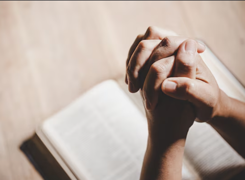 Prayer meeting information graphic